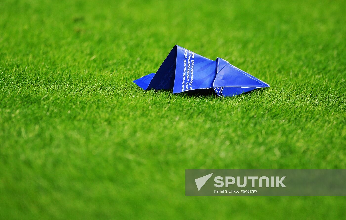 Football. Friendly match. Russia vs. Brazil