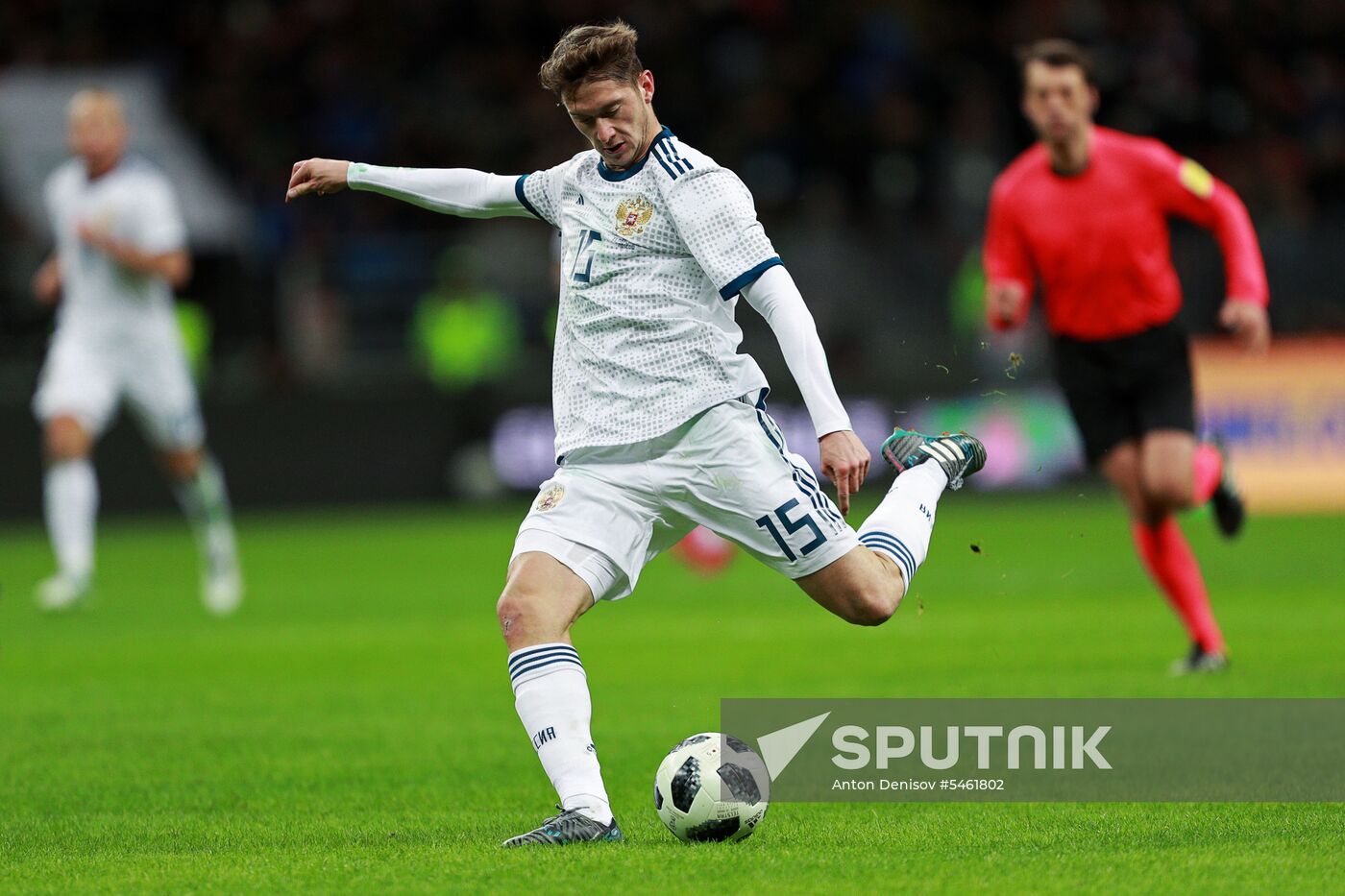 Football. Friendly match. Russia vs. Brazil