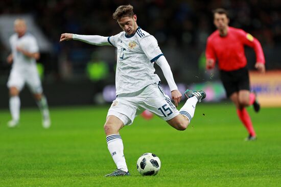 Football. Friendly match. Russia vs. Brazil