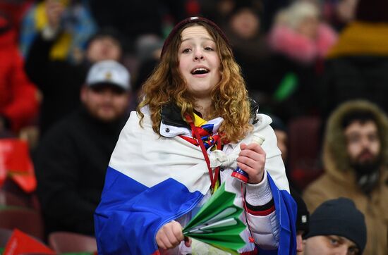 Football. Friendly match. Russia vs. Brazil