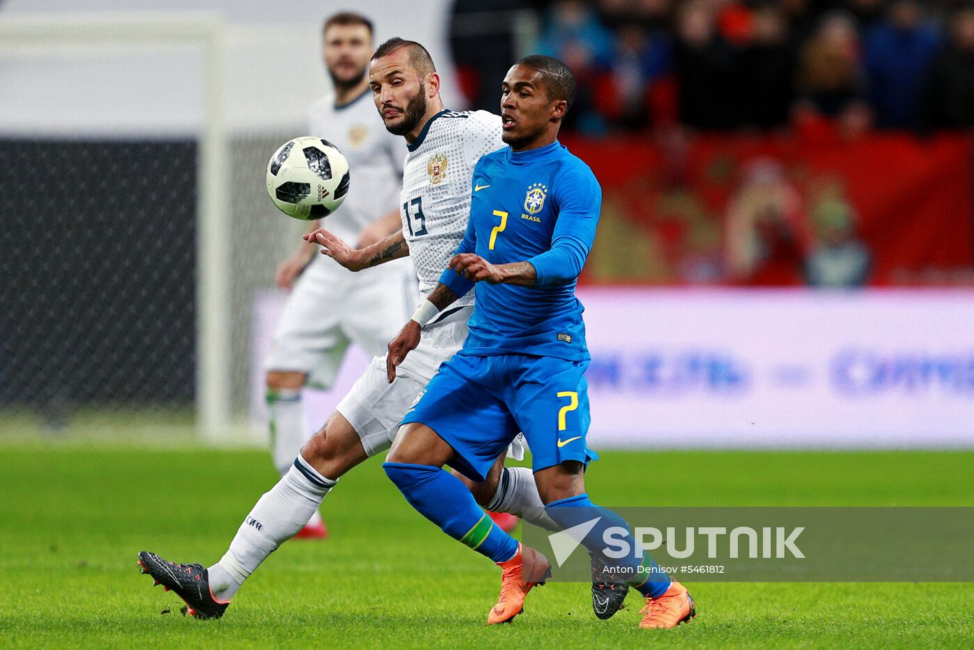 Football. Friendly match. Russia vs. Brazil