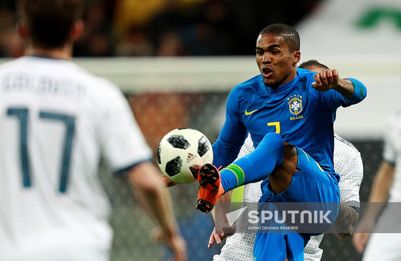 Football. Friendly match. Russia vs. Brazil