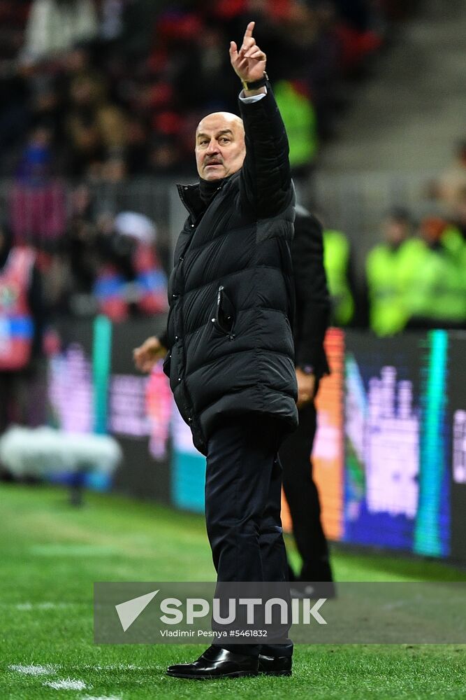 Football. Friendly match. Russia vs. Brazil