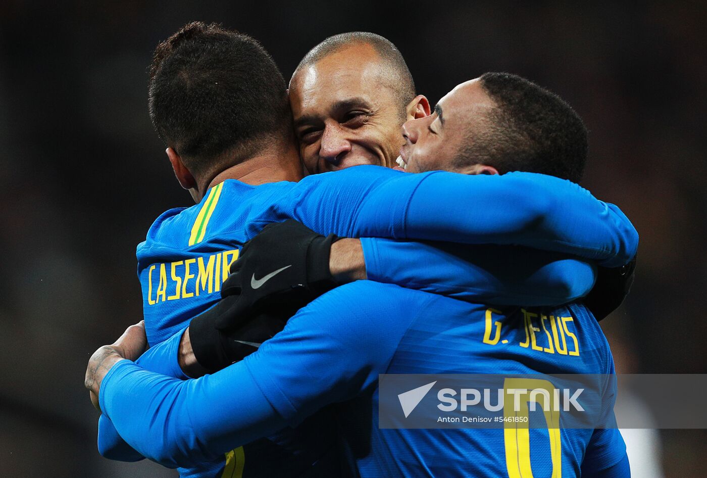 Football. Friendly match. Russia vs. Brazil