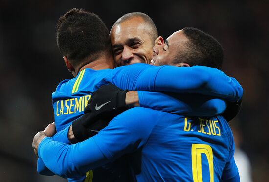Football. Friendly match. Russia vs. Brazil