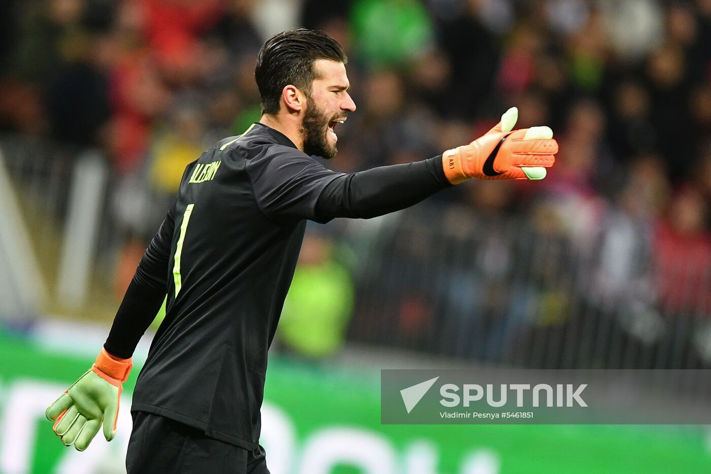 Football. Friendly match. Russia vs. Brazil