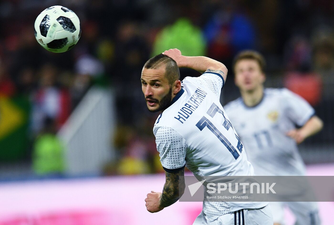 Football. Friendly match. Russia vs. Brazil