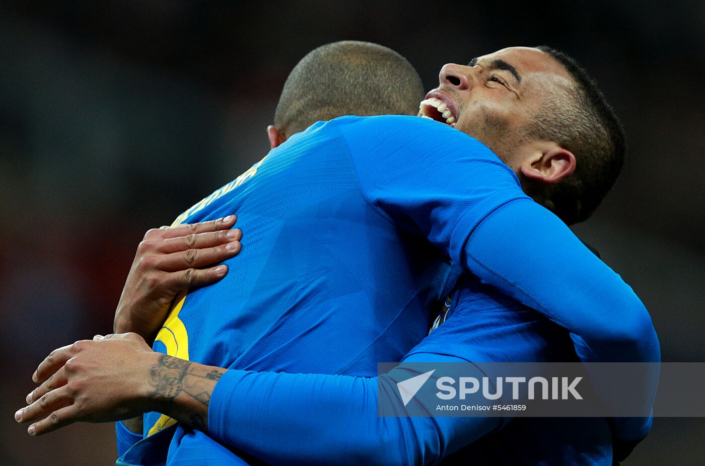 Football. Friendly match. Russia vs. Brazil