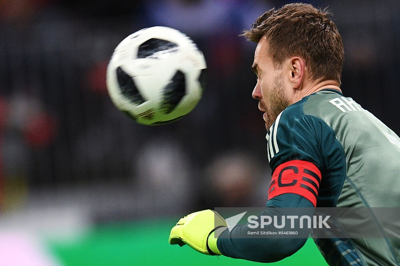 Football. Friendly match. Russia vs. Brazil