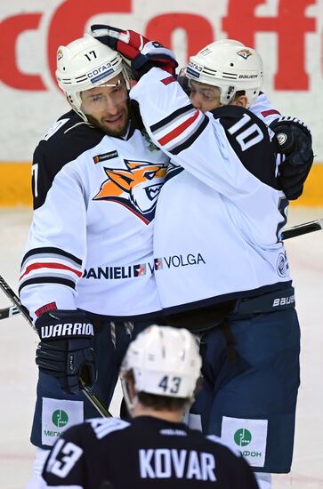 Ice hockey. Kontinental Hockey League. Ak Bars vs. Metallurg