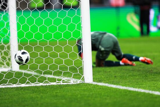 Football. Friendly match. Russia vs. Brazil