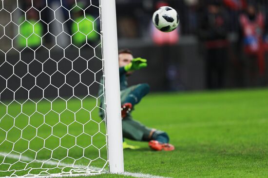 Football. Friendly match. Russia vs. Brazil