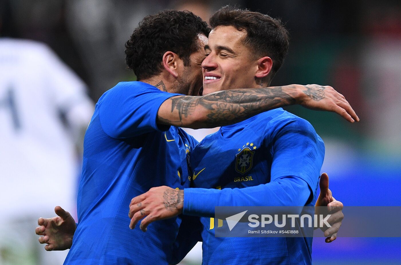 Football. Friendly match. Russia vs. Brazil