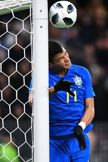 Football. Friendly match. Russia vs. Brazil