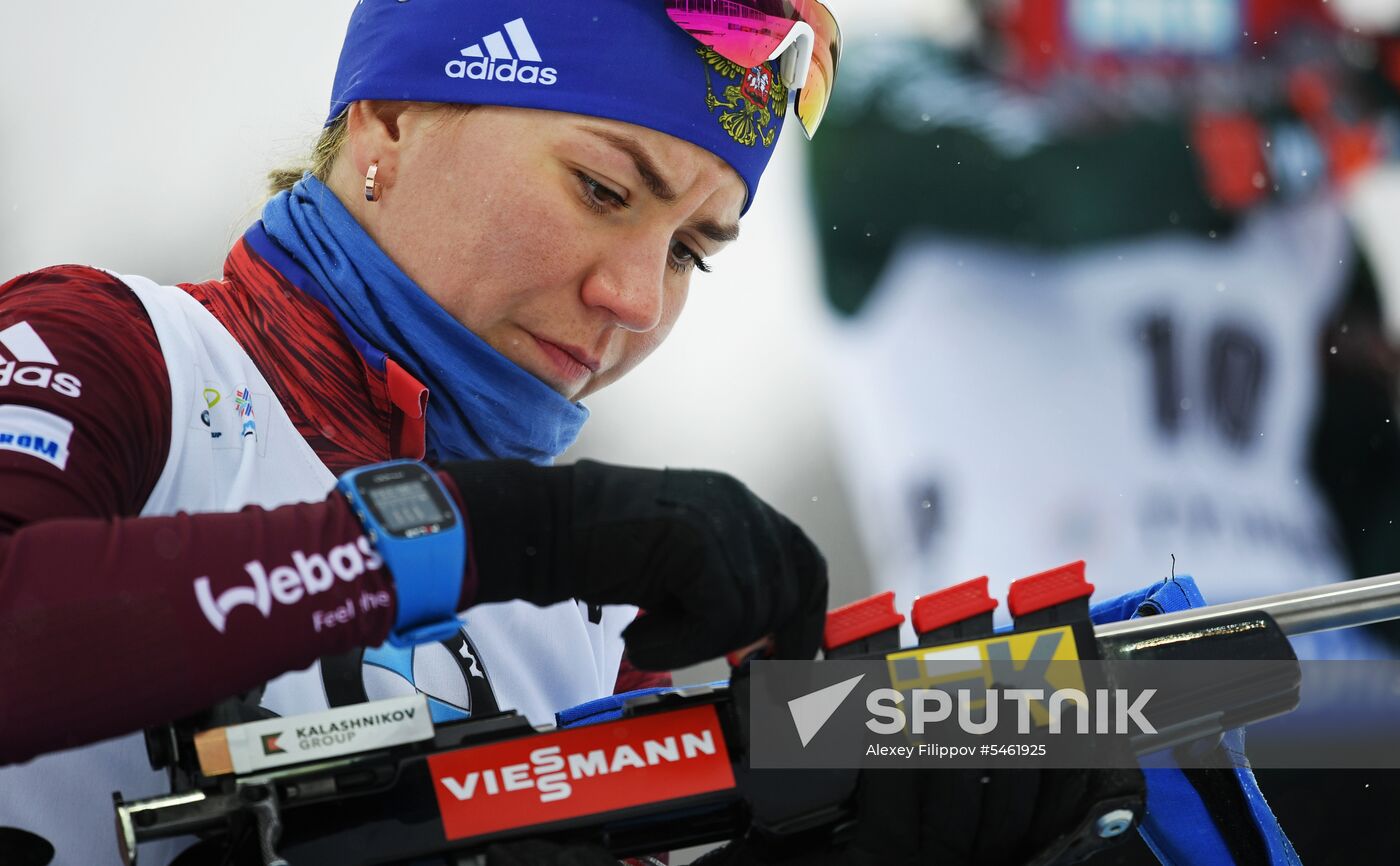IBU World Cup 9. Biathlon. Women's sprint