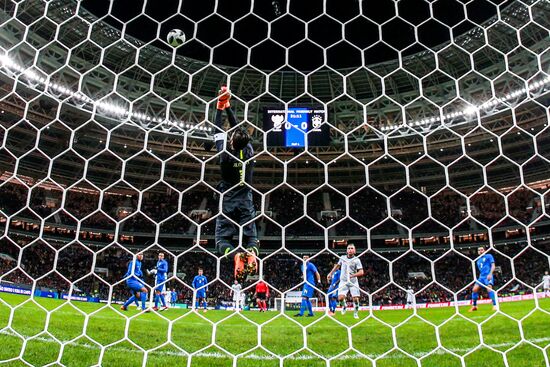Football. Friendly match. Russia vs. Brazil