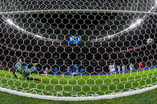 Football. Friendly match. Russia vs. Brazil