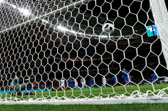 Football. Friendly match. Russia vs. Brazil