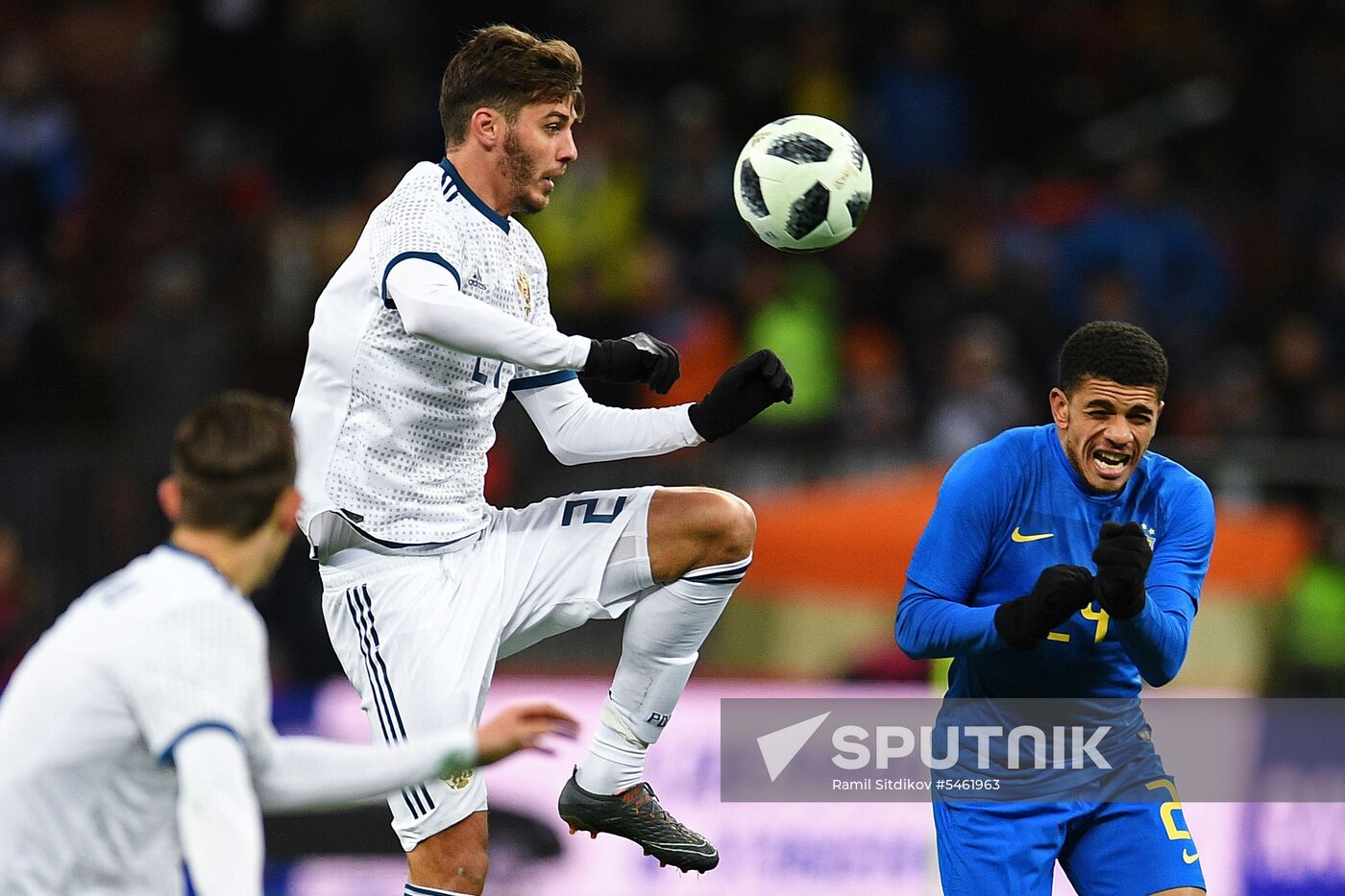 Football. Friendly match. Russia vs. Brazil