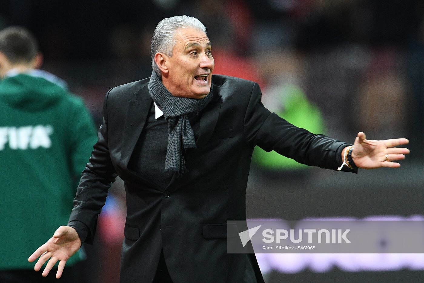 Football. Friendly match. Russia vs. Brazil