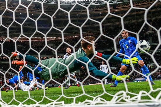 Football. Friendly match. Russia vs. Brazil