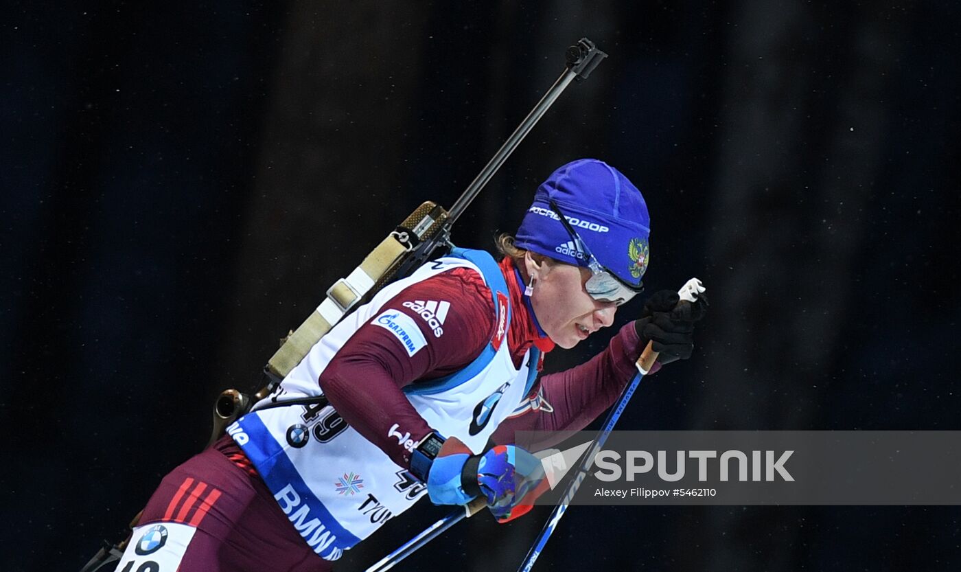 IBU World Cup 9. Biathlon. Women's sprint