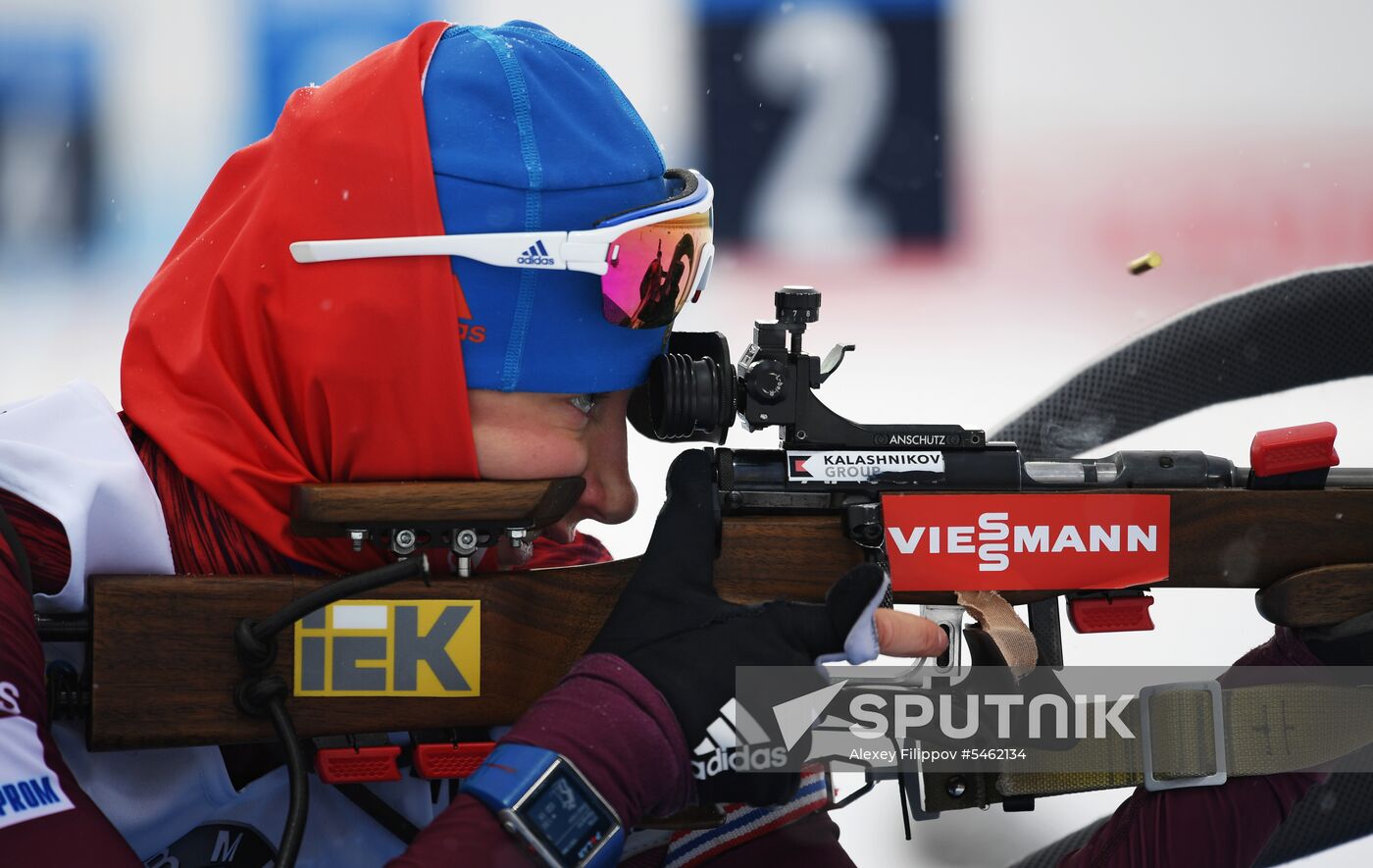 IBU World Cup 9. Biathlon. Women's sprint