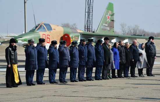 Military jet named after Roman Filipov in Primorye Territory