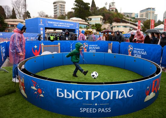 2018 FIFA World Cup football park in Sochi
