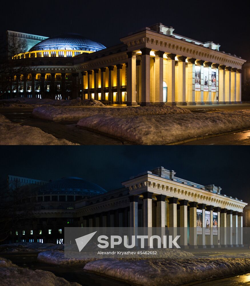 Earth Hour 2018 in Russia