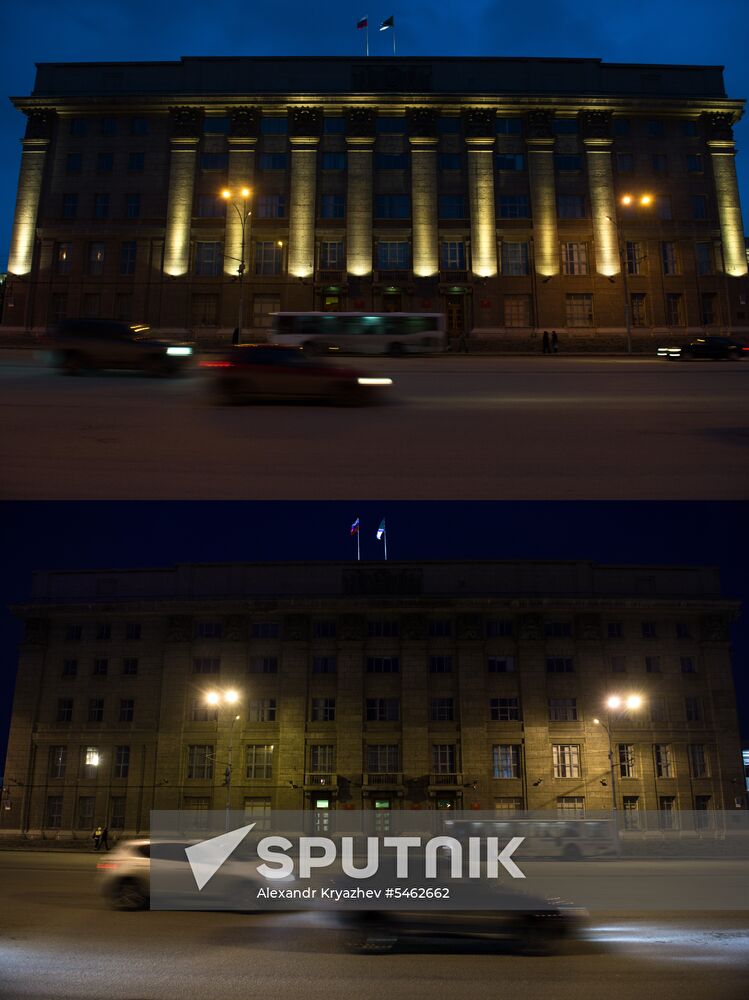 Earth Hour 2018 in Russia