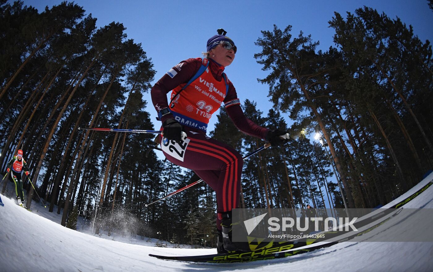 IBU World Cup Biathlon 9. Women. Pursuit