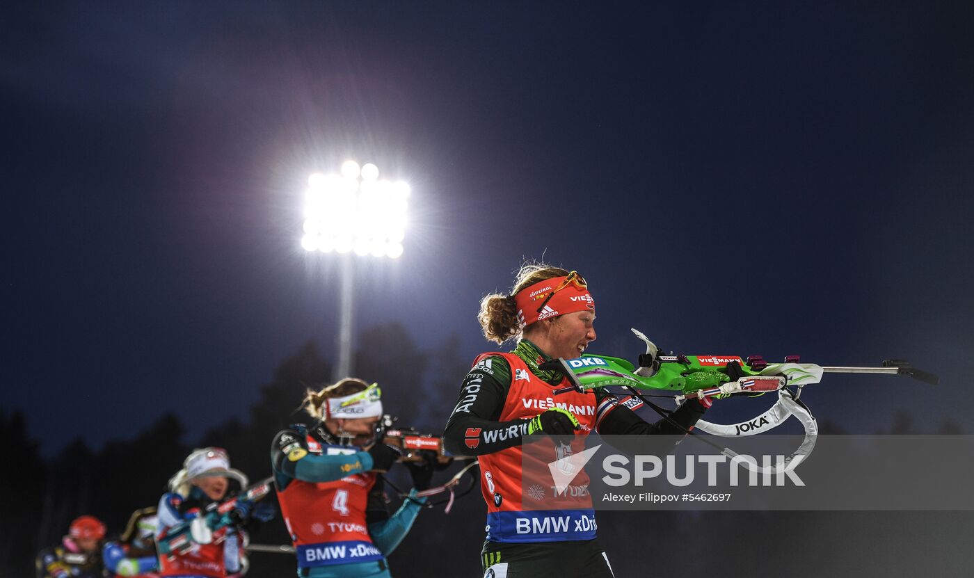 IBU World Cup Biathlon 9. Women. Pursuit