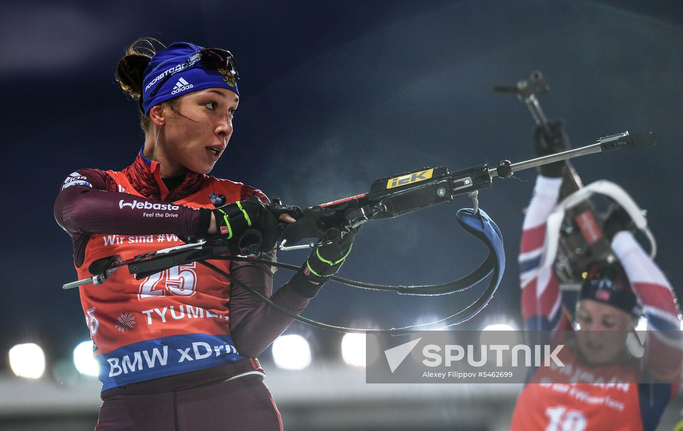 IBU World Cup Biathlon 9. Women. Pursuit