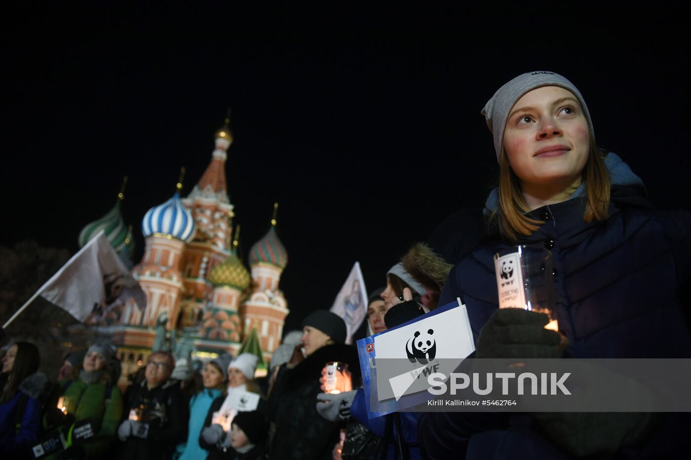 Earth Hour 2018 in Russia