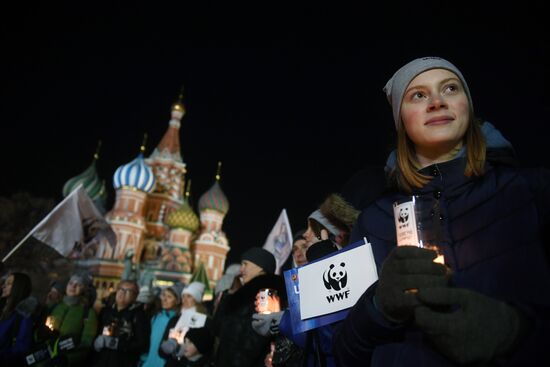 Earth Hour 2018 in Russia