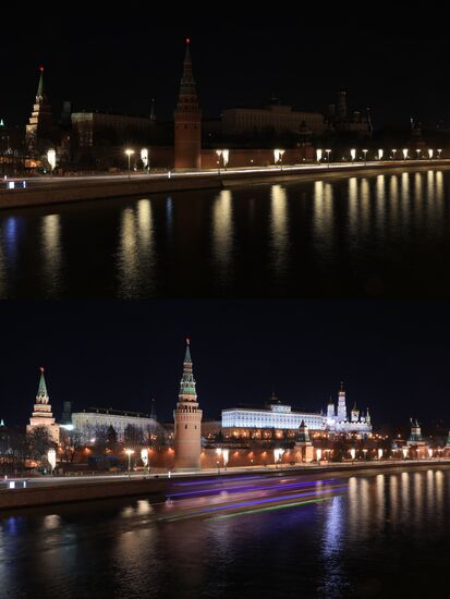 Earth Hour 2018 in Russia