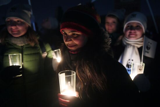 Earth Hour 2018 in Russia