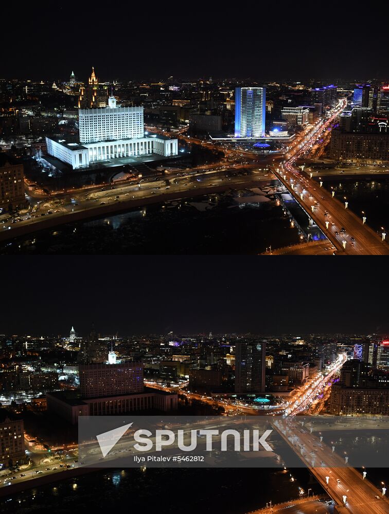 Earth Hour 2018 in Russia
