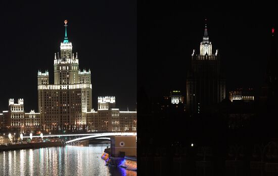 Earth Hour 2018 in Russia