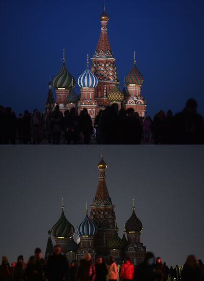 Earth Hour 2018 in Russia