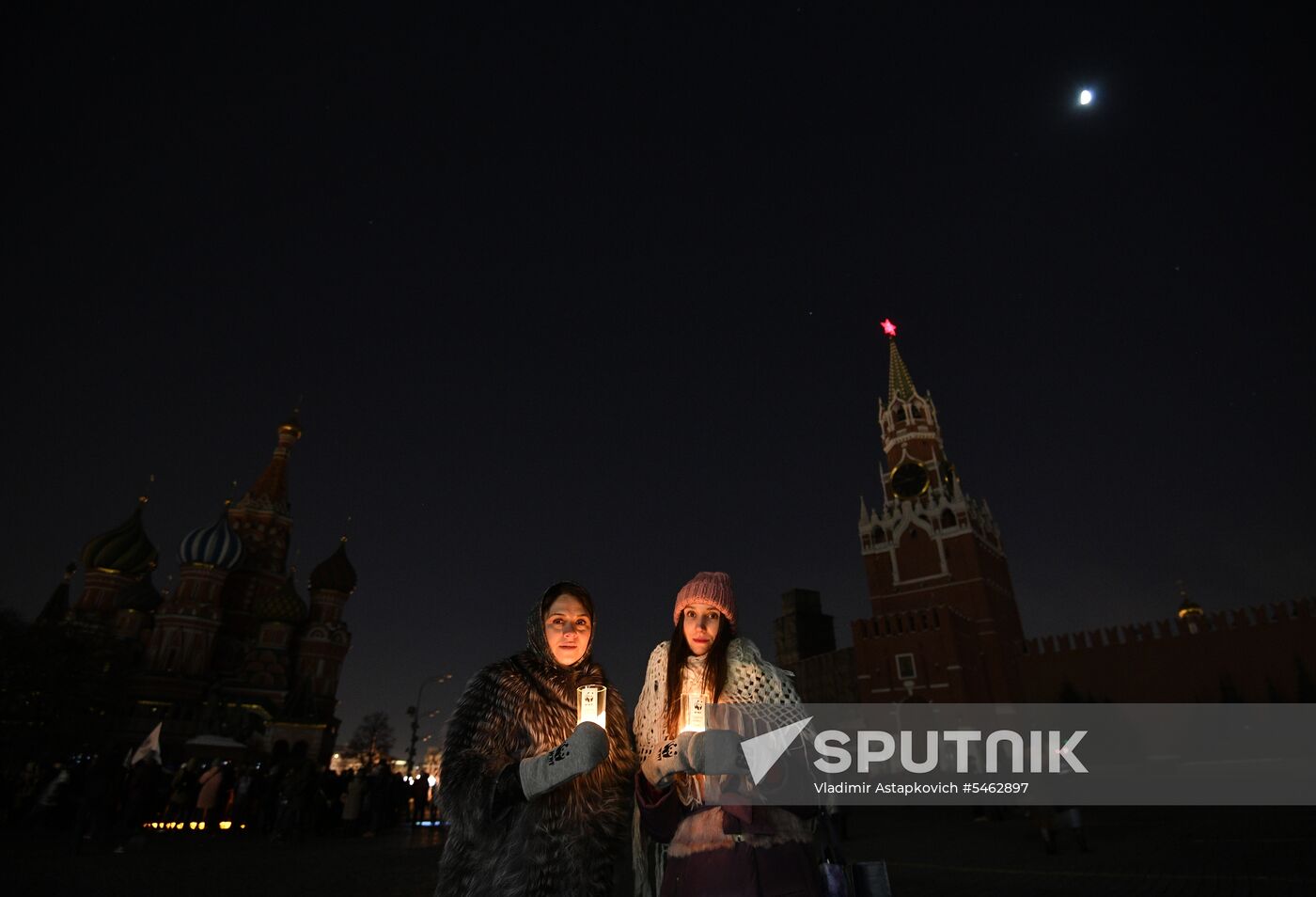 Earth Hour 2018 in Russia