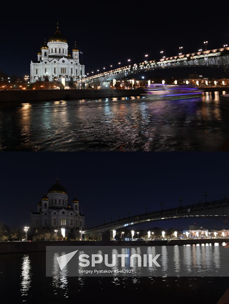 Earth Hour 2018 in Russia