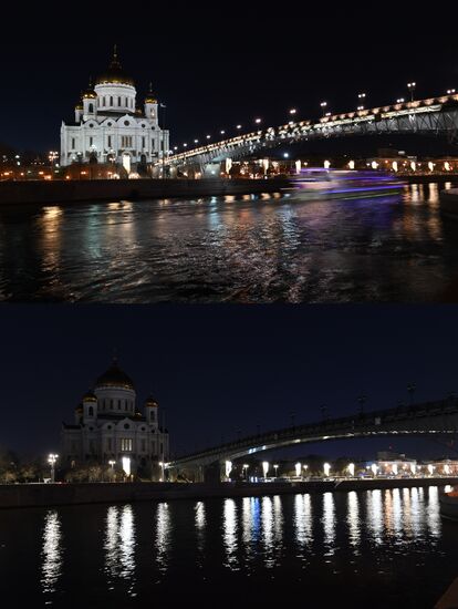 Earth Hour 2018 in Russia