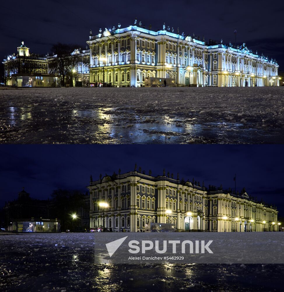 Earth Hour 2018 in Russia