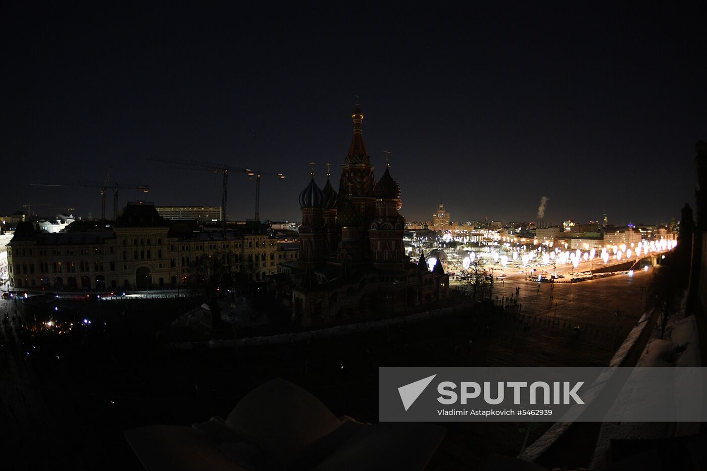 Earth Hour 2018 in Russia