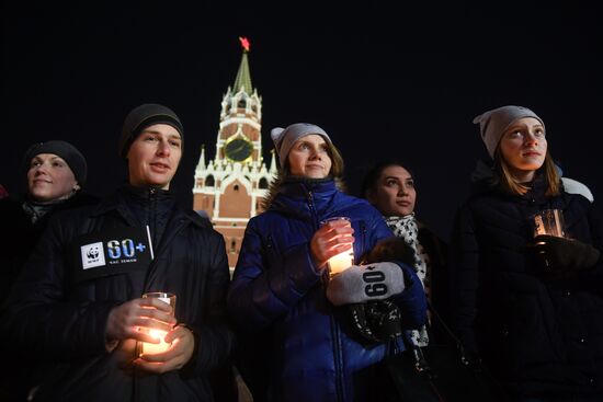 Earth Hour 2018 in Russia