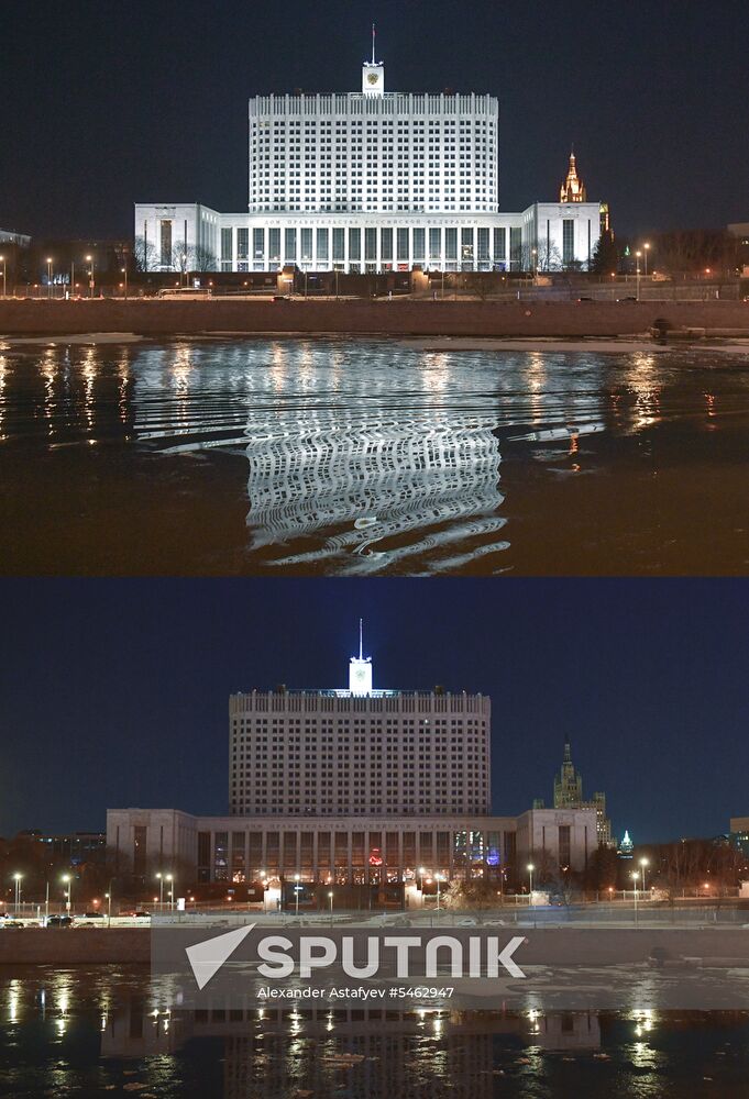 Earth Hour 2018 in Russia