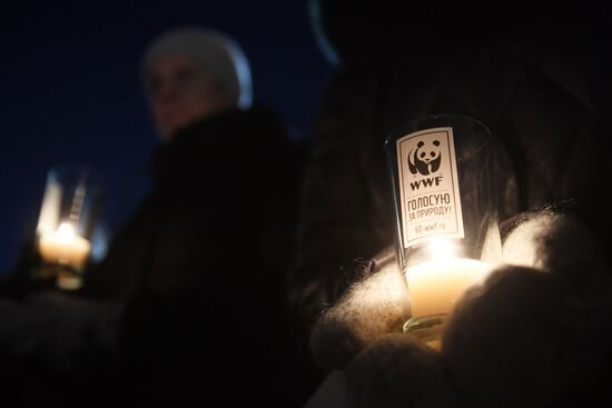 Earth Hour 2018 in Russia