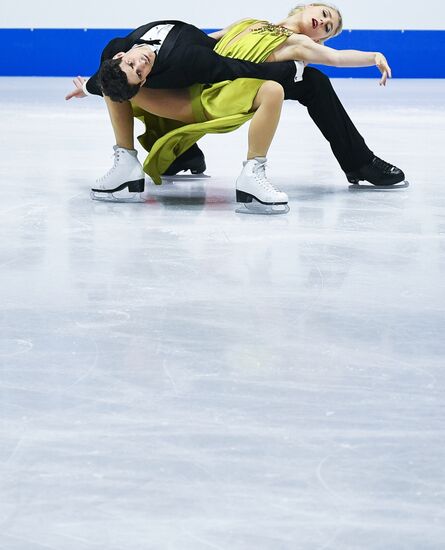 World Figure Skating Championships. Ice dance. Free skating
